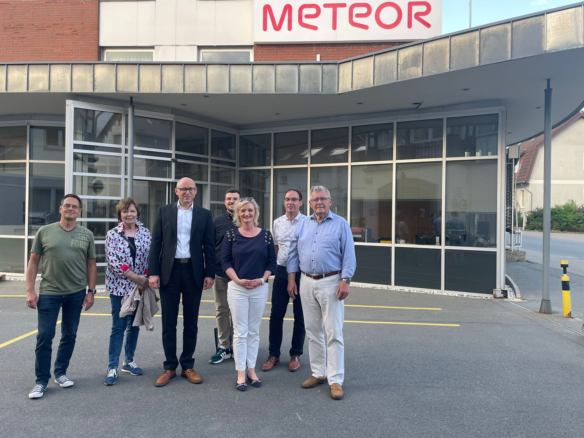 Zu Besuch bei der Firma Meteor